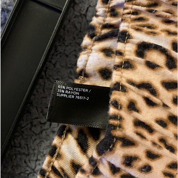 Ambrielle Women's 2 Piece Pant & Long Slv Shirt Pajama Set - Cheetah NWOT - Picture 6 of 11
